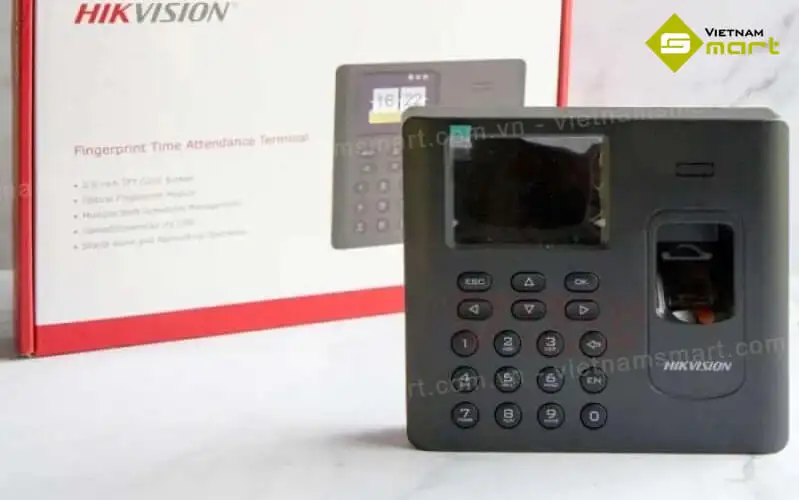 Máy chấm công vân tay Hikvision DS-K1A802AMF