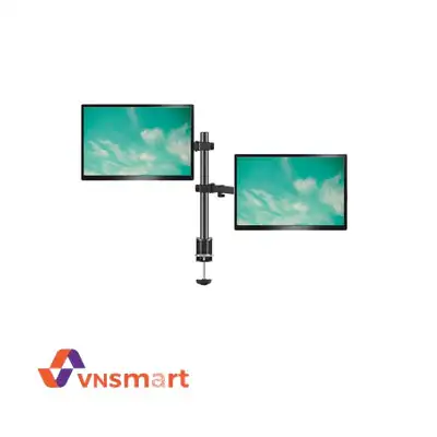Giá treo 2 màn hình kẹp bàn Ergotek EZ3