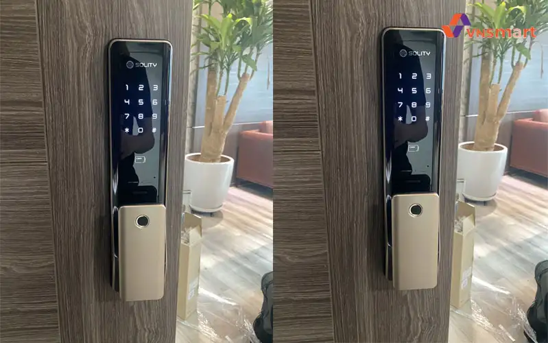 Khóa cửa điện tử nhận diện khuôn mặt Solity GP-6000BAK